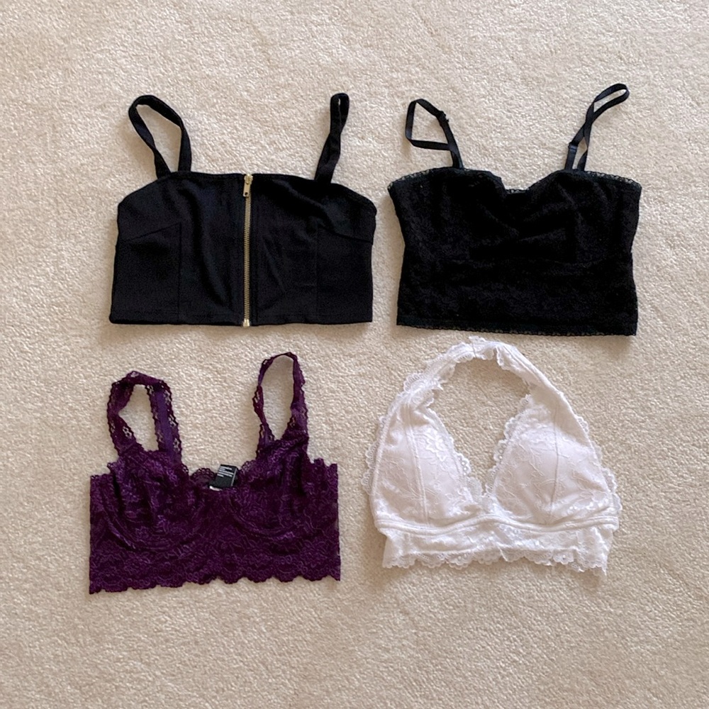Bandeau/crop tops